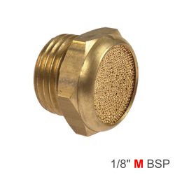 Muffler Brass Flat 1/8